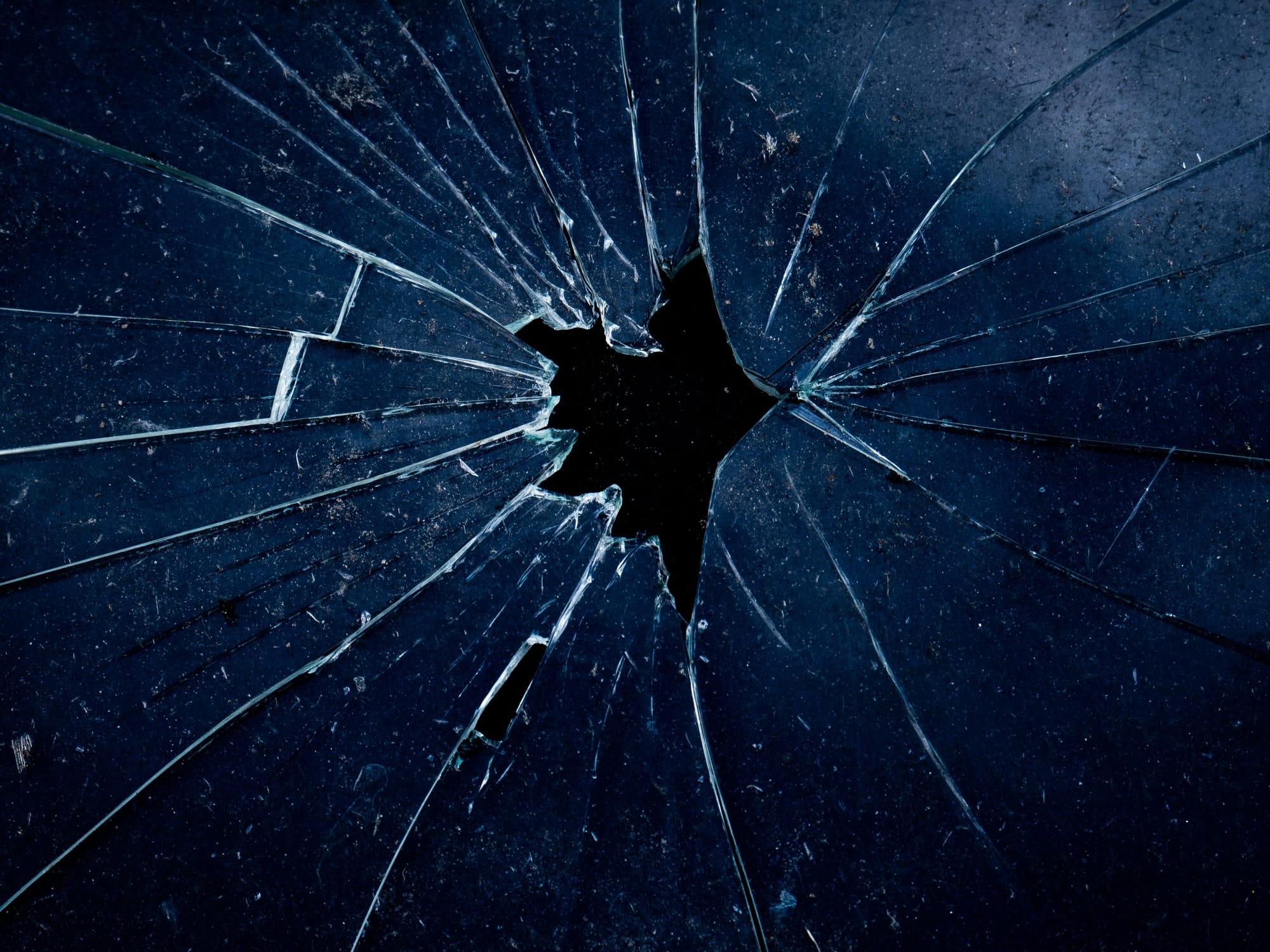 Broken glass