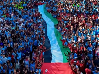 Indian expats behind giant UAE flag in Sheikh Hamdan's viral Dubai Run video