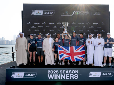 Emirates GBR crowned SailGP champions in Abu Dhabi