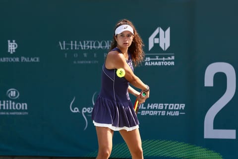 Smooth sailing for teenager Marcinko at Al Habtoor Tennis Challenge