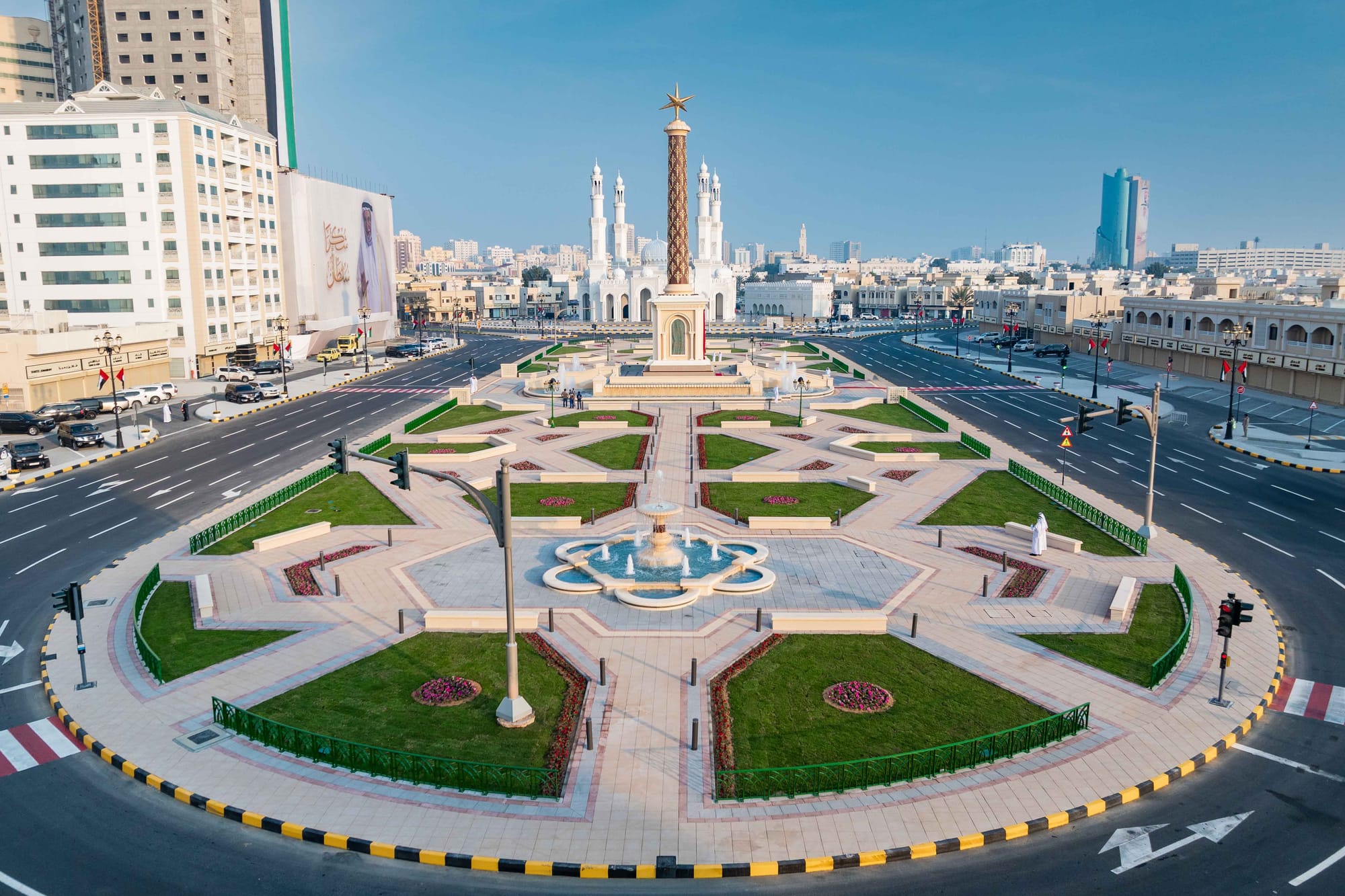 Sharjah celebrates Eid Al Etihad with new Al Estiqlal  quare