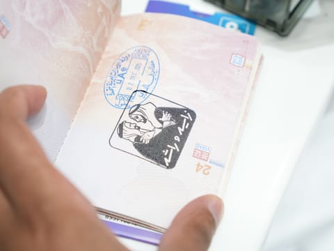 The new Passport stamp acknowledges the original architects behind the UAE. 