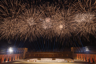Fireworks and heritage shine at Al Dhafra Fort’s Eid Al Etihad festivities 