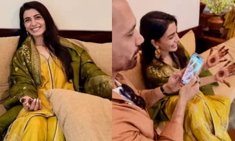 The latest pictures, shared by Samantha’s close friend Meghna Vinod, are full of joy.
