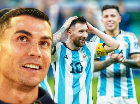 Ronaldo and Messi
