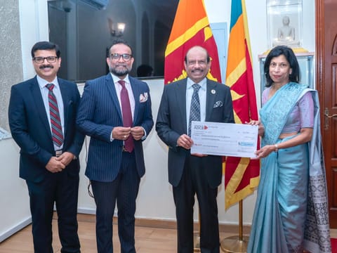 Lulu's Yusuffali leads UAE residents' aid for Sri Lanka with LKR 32 million donation