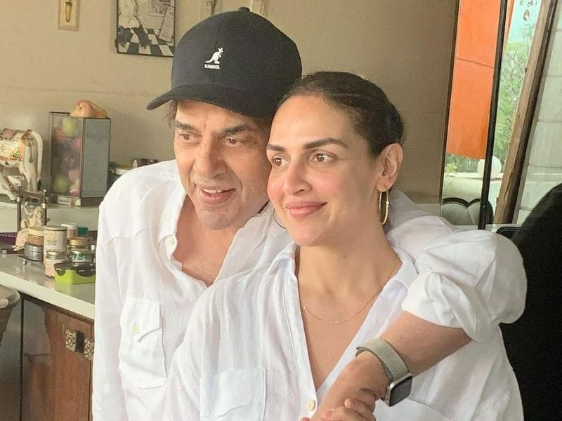 Dharmendra and Esha Deol 