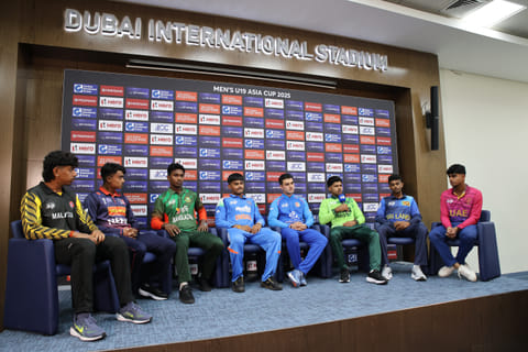 Captains during the pre-tournament press conference.