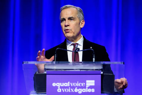 Canada Prime Minister Mark Carney. File photo taken on Dec. 10, 2025. Carney has tightened immigration levels, echoing moves by his predecessor Justin Trudeau, who conceded last year that Canada had let in too many people to address labor shortages caused by the Covid-19 pandemic.

