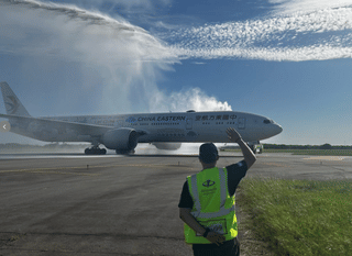 CEA operates the route with a Boeing 777-300ER. Flight MU745 (Shanghai–Buenos Aires) will depart on Mondays and Thursdays, while MU746 will return on Tuesdays and Fridays. 