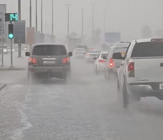 UAE weather: Heavy rain in Fujairah, dense cloud cover across Dubai