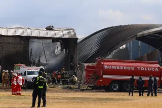 Small private jet crash kills at least 7 in Mexico emergency landing attempt