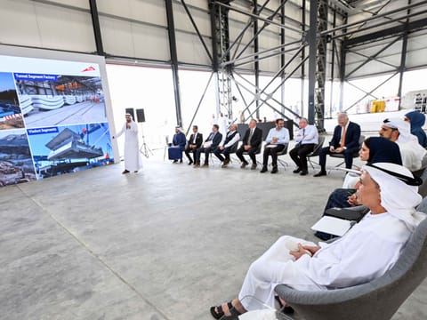 The progress update followed a meeting of the Dubai Metro Blue Line Forum, chaired by Mattar Al Tayer.