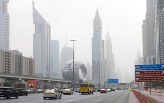 Sandstorm hits Dubai as visibility drops across city