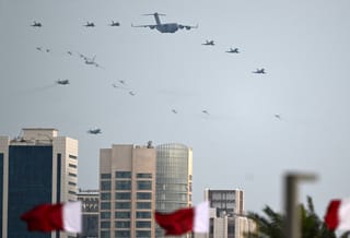 Qatar air defence systems intercepting missile attack: statement