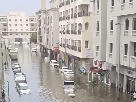 Heavy rains cause waterlogging in parts of Dubai