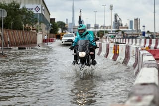 Ordering food today? Heavy rain forces delivery apps to slow or stop services