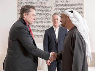 UAE President meets SpaceX and Tesla CEO Elon Musk