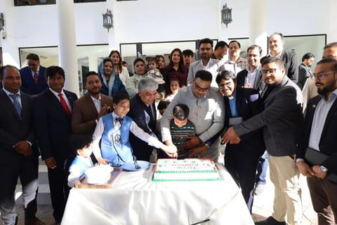 Pakistan Christian community members in the UAE during Christmas celebrations at the Pakistan Embassy in Abu Dhabi.