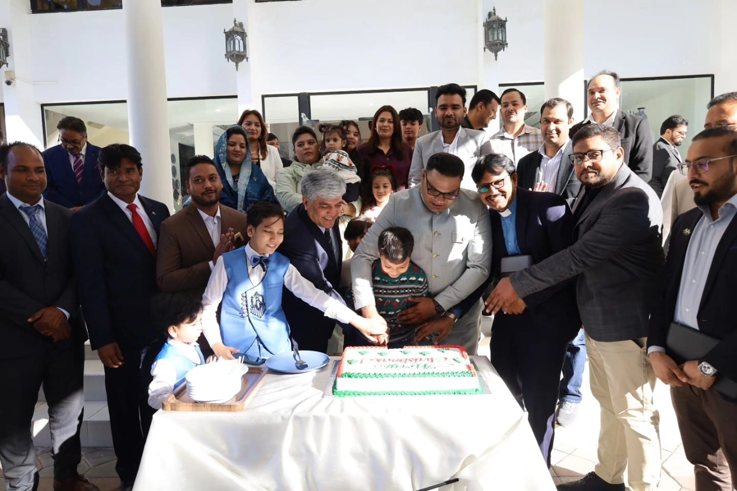Pakistan Christian community members in the UAE during Christmas celebrations at the Pakistan Embassy in Abu Dhabi.