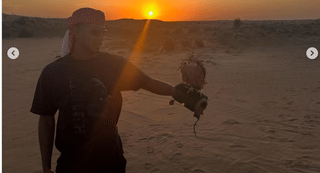 Jude Bellingham embraces Dubai's magic in a traditional red Arabic scarf during winter break