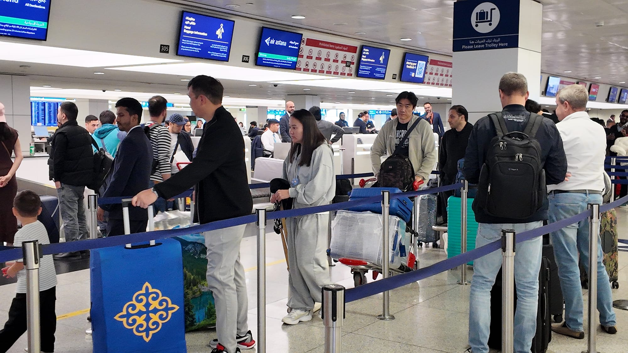 Passengers have been flying back the UAE in limited repatriation flights