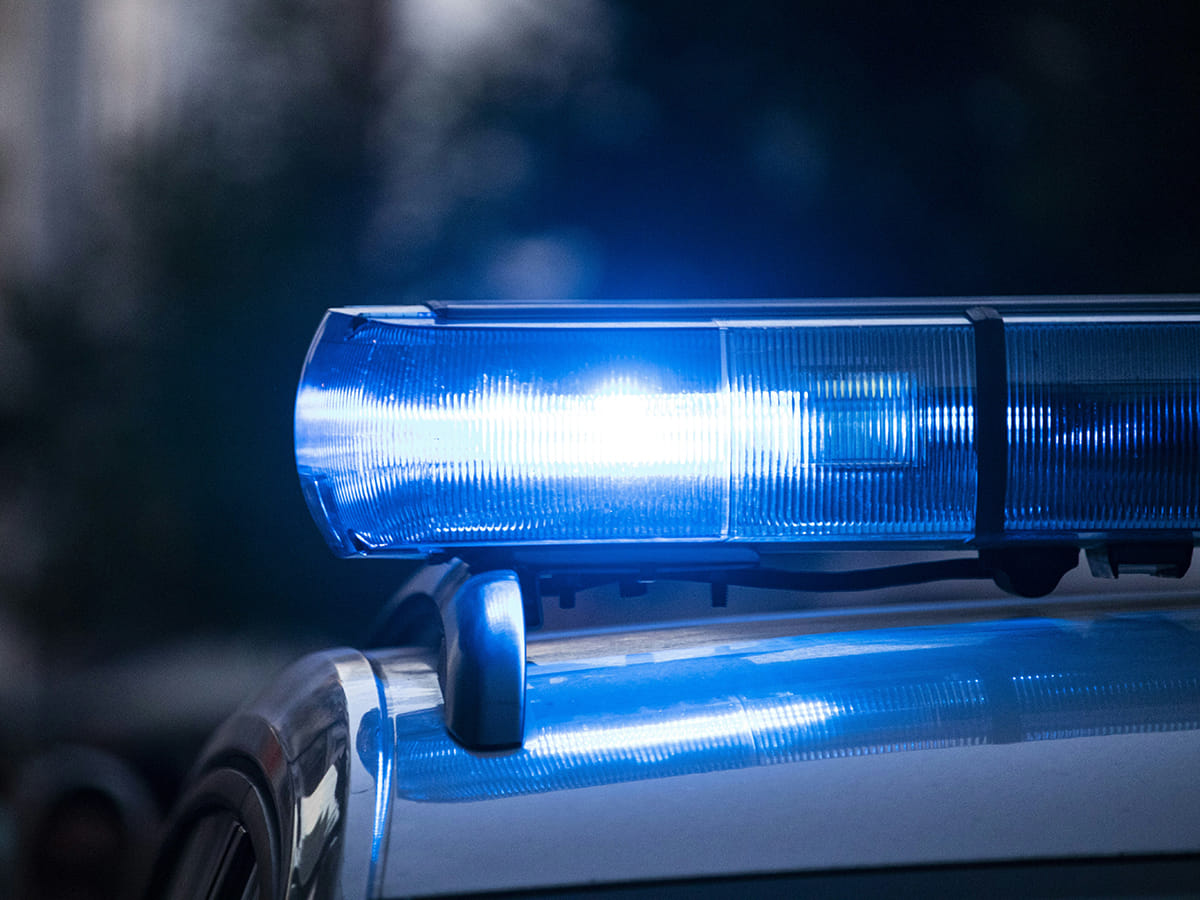 Police car, police vehicle, police, crime scene