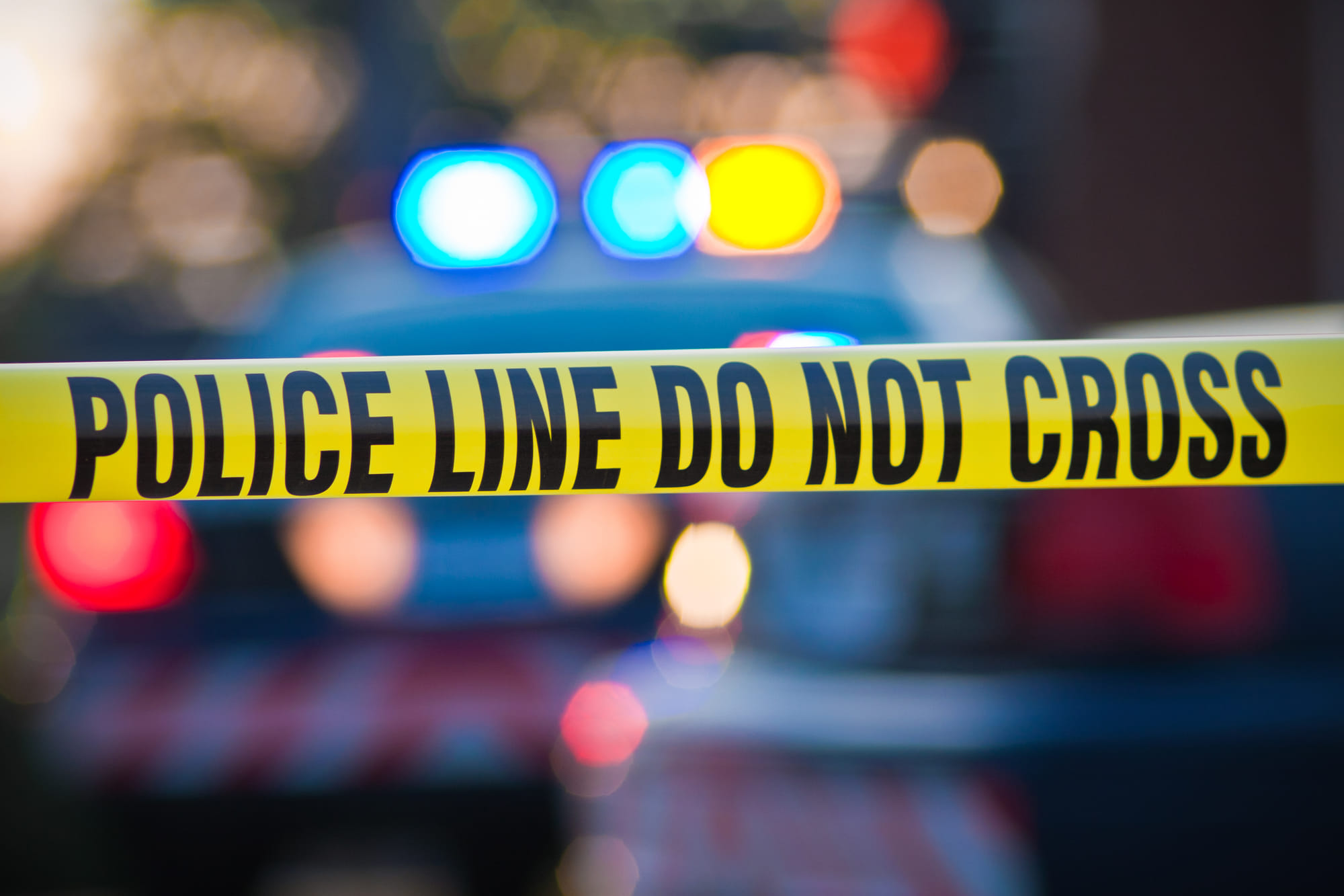 Stock crime scene