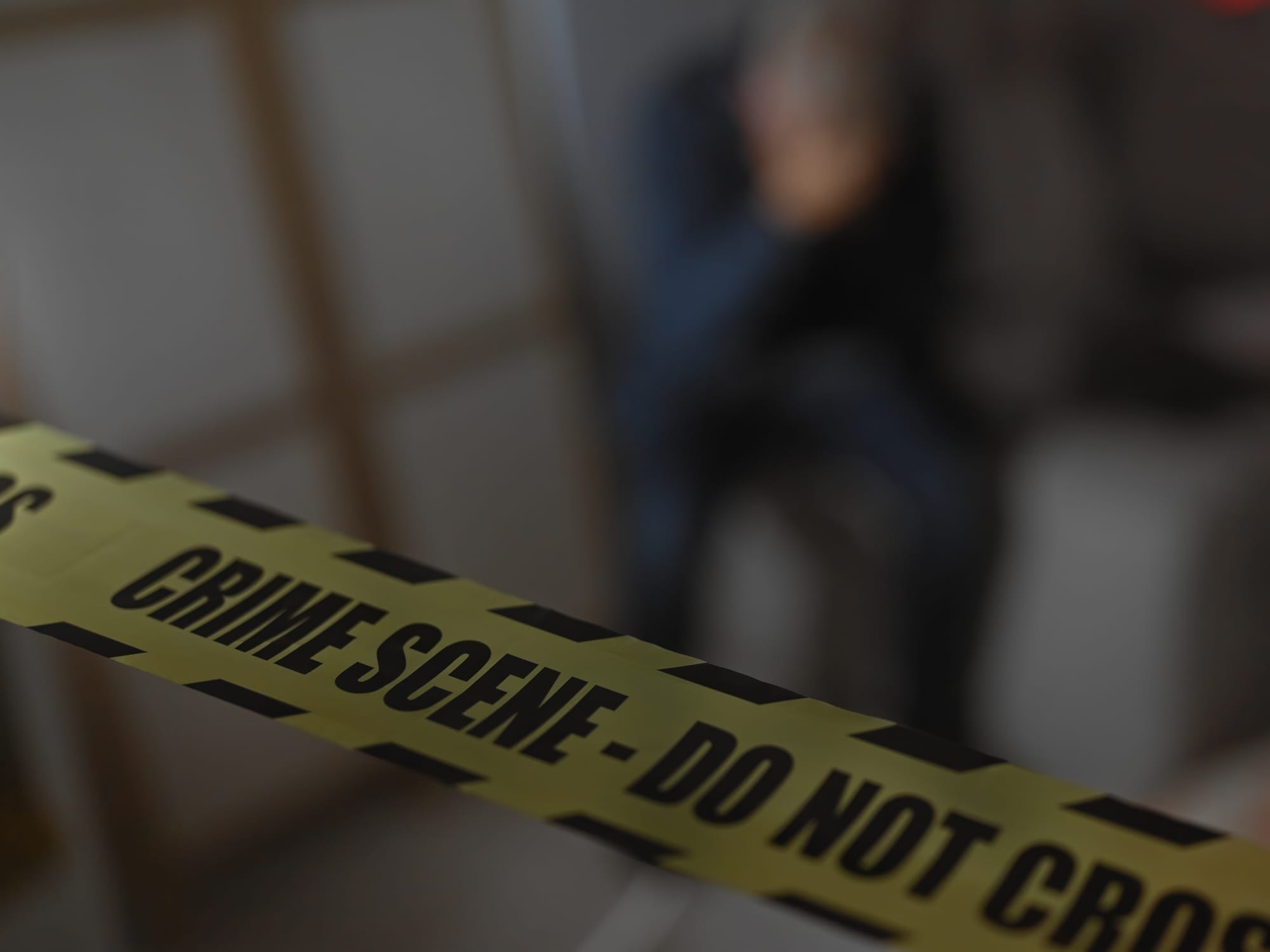 Stock crime scene