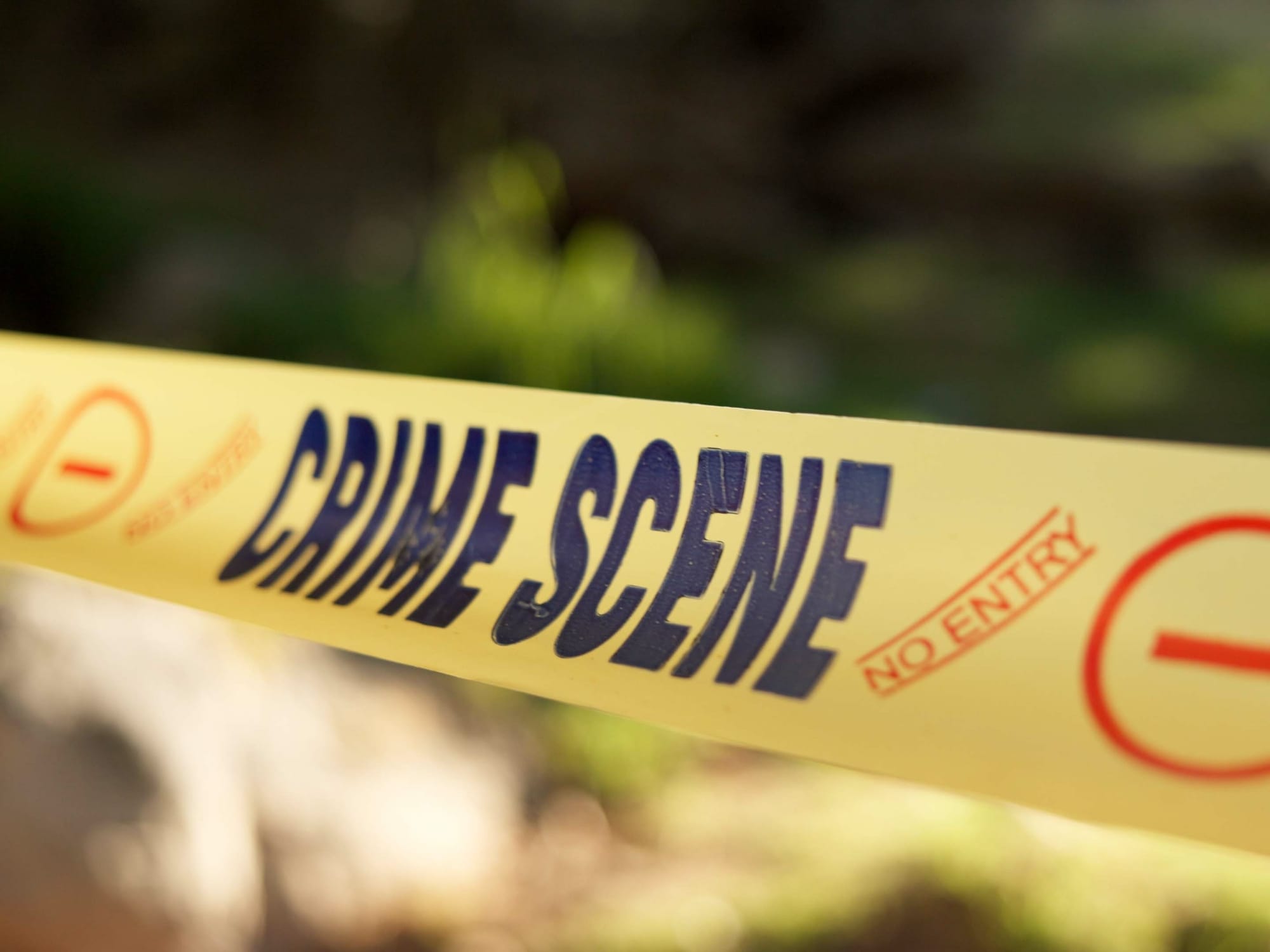 Stock crime scene