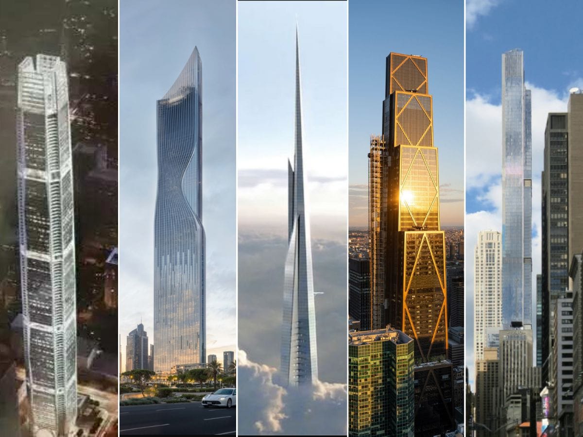 Towering ambition: Skyscrapers currently under-construction, redefining the next generation of urban spaces. 