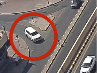 Sharjah: CCTV footage shows how a moment’s negligence can lead to serious crash  