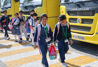 Students of Delhi Private School, Sharjah, return to campus in high spirits after the winter vacation. 