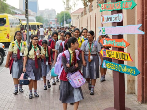 KHDA: Dubai schools reopening dependent on readiness, not dates (Students at Indian High School in Oud Metha, Dubai - picture used for illustrative purposes only).