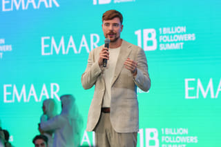 MrBeast tells creators at Dubai’s 1 Billion Followers Summit that social media can change lives - not just rack up views