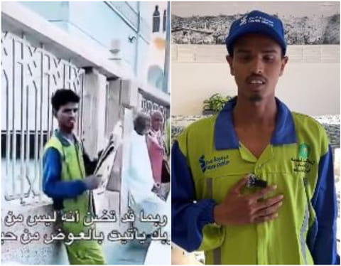 Grand Mosque worker praised after offering prayer rug to pilgrim