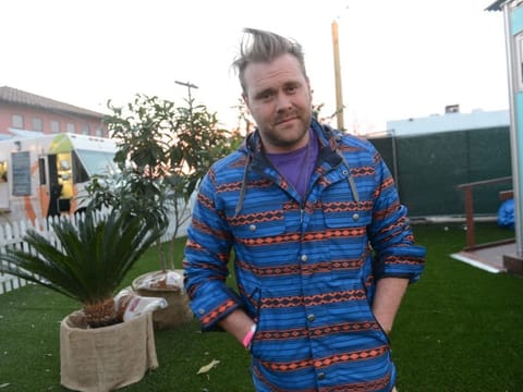 Recording artist Daniel Bedingfield attends the Allen Stone Pop Up And Performance At Airbnb Park During SXSW on March 15, 2014 in Austin, Texas.