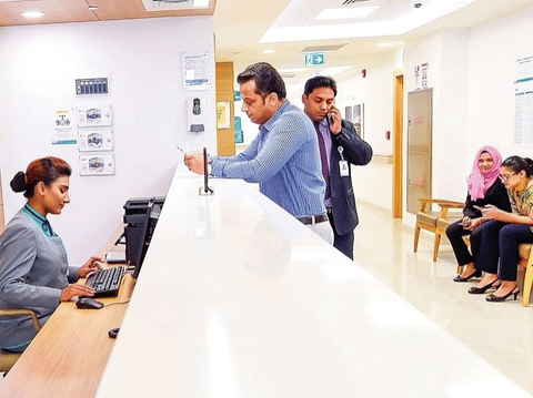Staff busy during the rush hour at a hospital in Dubai. (Picture for illustrative purposes only)
