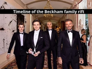 Here is the full timeline of the David Beckham and his son Brooklyn's rift—Is Nicola involved