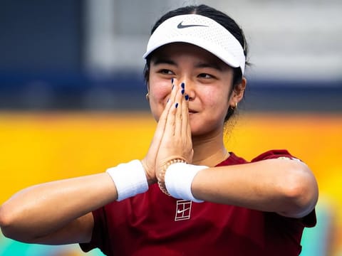 The 20-year-old Eala recently surged to a career-high world ranking of No. 49
