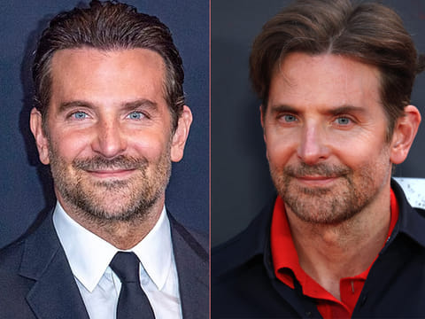Left: Cooper at the Night Alley world premiere in December 2021.
Right: The A Star Is Born actor at the Springsteen: Deliver Me From Nowhere UK premiere in October 2025.
