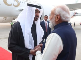 UAE President lands in New Delhi for historic India visit, received by Prime Minister Modi