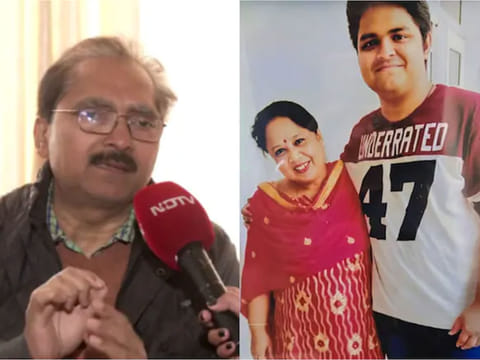 Yuvraj’s father, Rajkumar Mehta, alleged grave administrative negligence, saying the absence of trained divers and slow rescue efforts cost his son his life.
Yuvraj in a file photo with his mother who died two years ago.