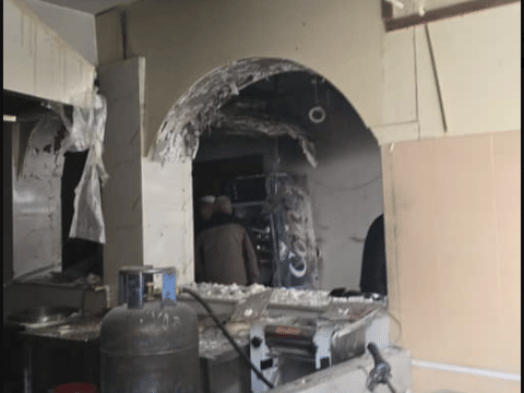 A local restaurant in the Gulforoshi alley of Shahr-e-Naw, Kabul, was hit by a deadly gas cylinder blast, reportedly due to the negligence of the staff.
