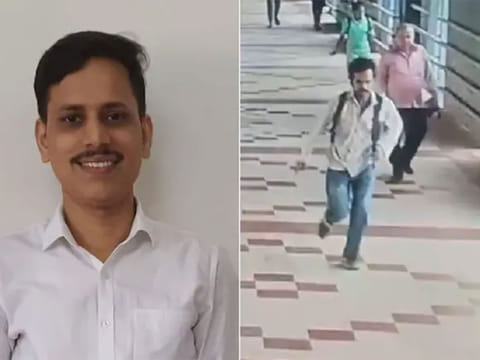 The victim, Alok Kumar Singh, and  the accused Omkar Eknath Shinde.
