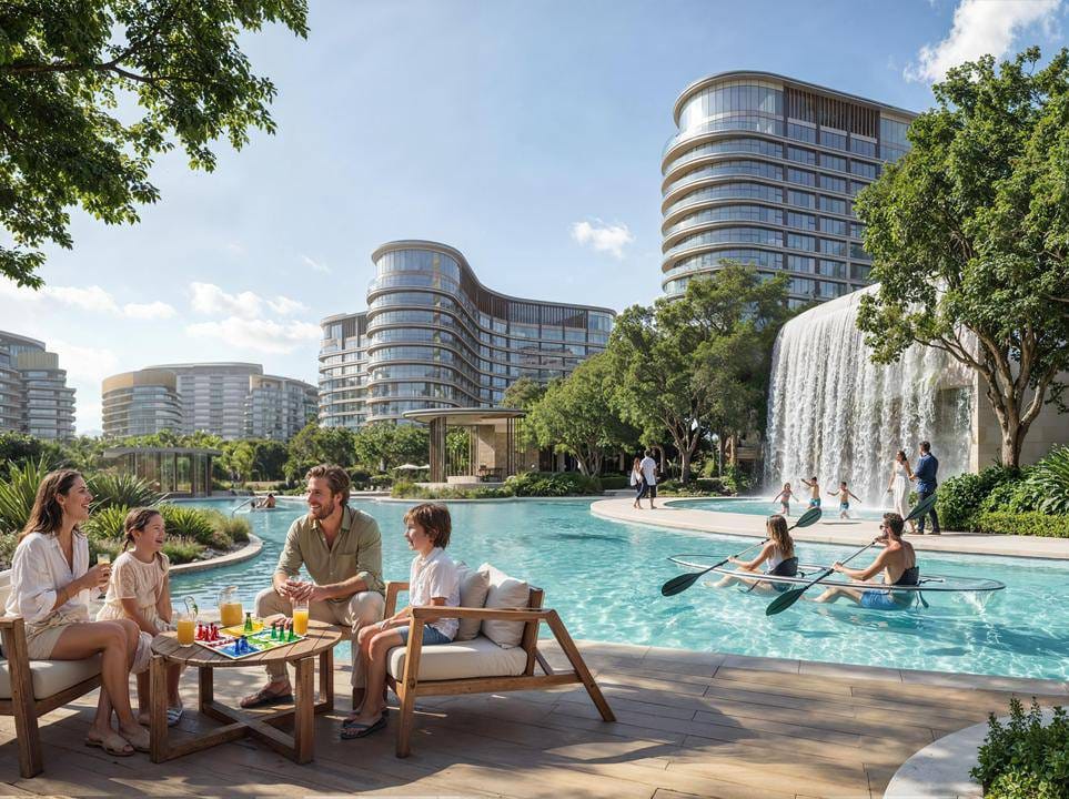 Nature-led, 360-degree wellness-driven master community anchored by a destination park, community mall, and state-of-the-art wellness centre.