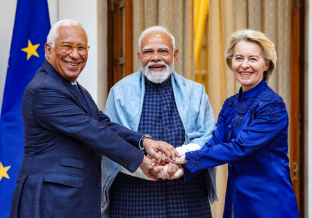EU, India have concluded mother of all deals, created free trade zone of two billion people: Ursula von der Leyen