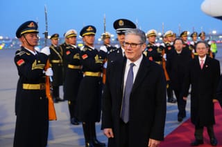 Starmer arrives in China to defend ‘pragmatic’ partnership