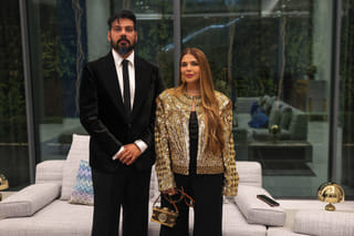 Katrina Kaif and Falguni Shane Peacock turn lipsticks into gold jewels at Dubai Kay Beauty launch
