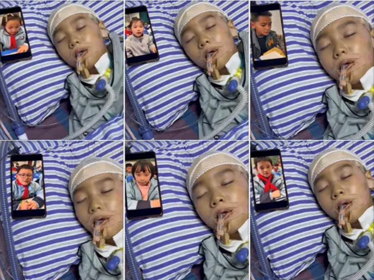 Parents and teachers played familiar sounds as the 8-year-old gradually regained consciousness.